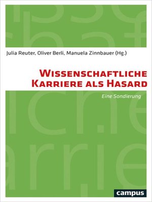 cover image of Wissenschaftliche Karriere als Hasard